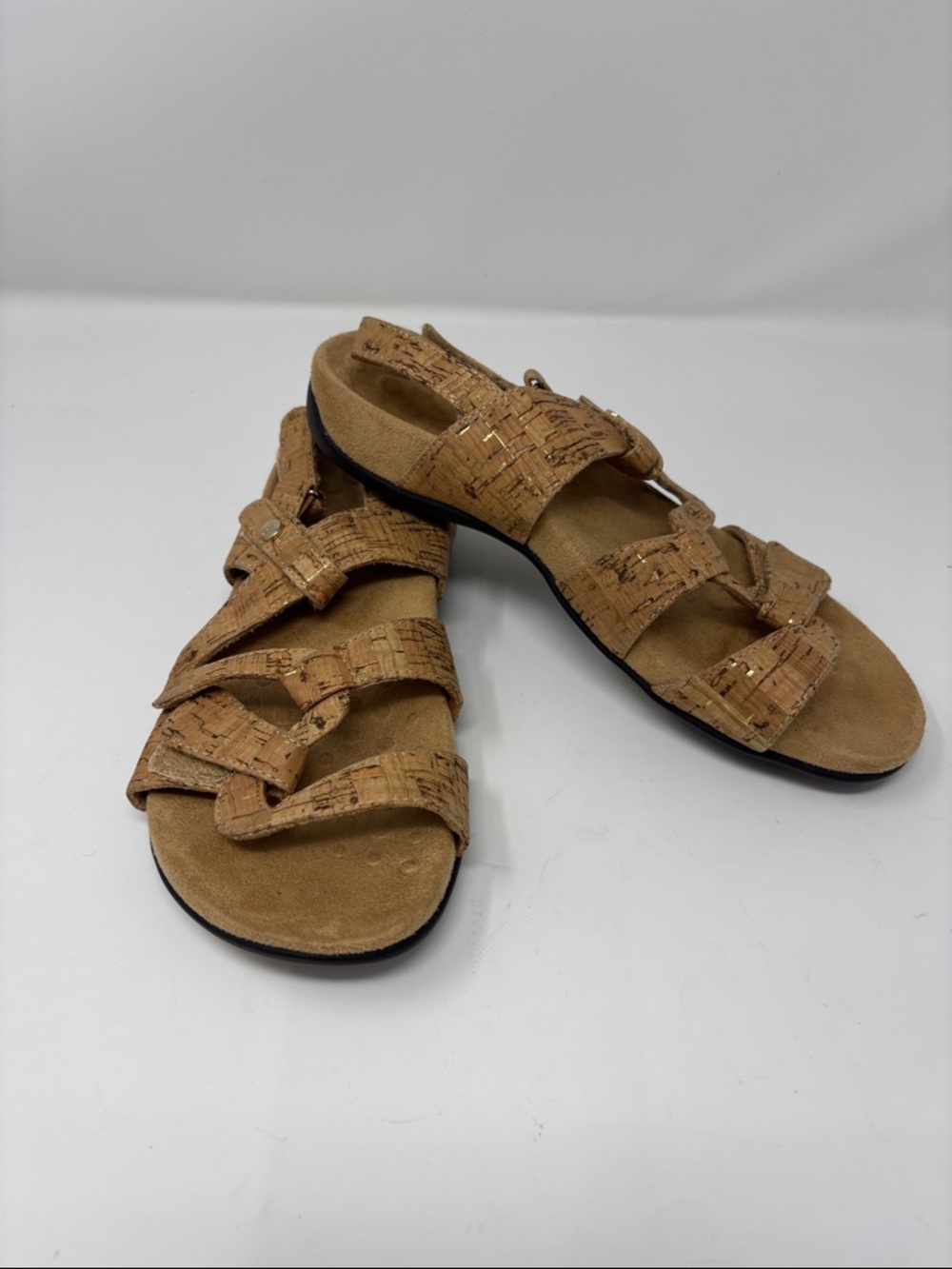Vionic | Cork-Strap Comfort Sandals in Tan 6